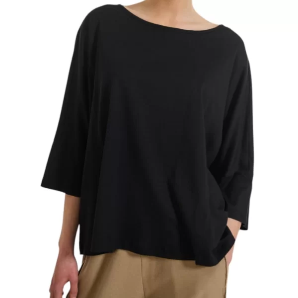 NAMASTE ΜΠΛΟΥΖΑ SS0726022-BLACK Black