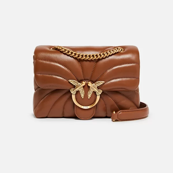 PINKO PINKO LOVE PUFF MINI CL SHEEP NAPPA 100039A1EX-L17Q Brown