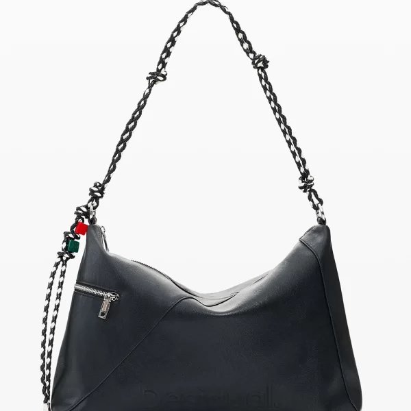DESIGUAL BAG_HALF LOGO LEIRIA 2.0 ΤΣΑΝΤΑ ΓΥΝΑΙΚΕΙΟ 26SAXP66-2000 Black