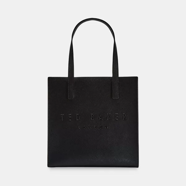 TED BAKER SOOCON Crosshatch Large Icon Bag 283998-BLACK Black