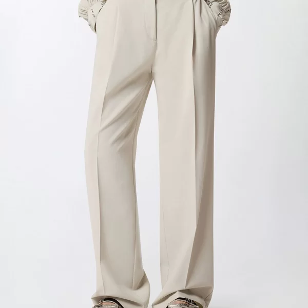 PINKO PAULA PANTALONE FLUIDO 106607A18E-I18 Cream