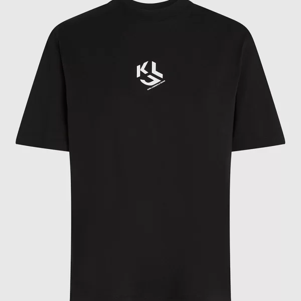 KARL LAGERFELD JEANS KLJ REG MONOGRAM TEE B1W17086-999 Black