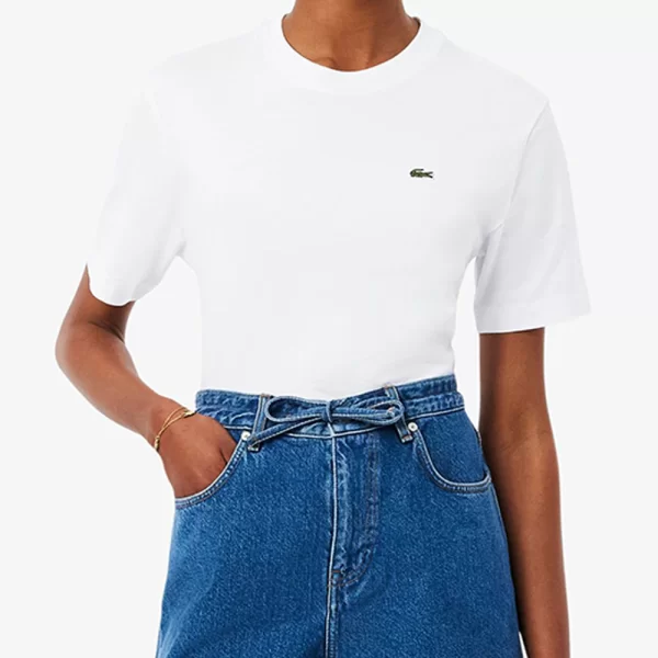 LACOSTE ΜΠΛΟΥΖΑ ΚΜ TEE-SHIRT SS 3TF7215-001 White