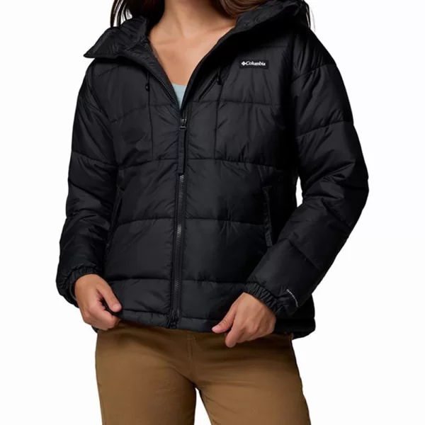 COLUMBIA Γυναικείο Μπουφάν Pike Lake™ III Hooded Jacket CA04-2133563-010 Black