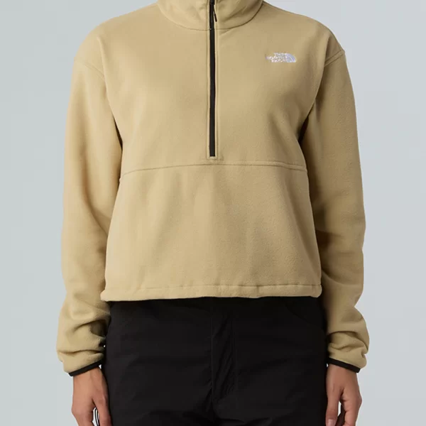 THE NORTH FACE W GLCE FLC 1/2 ZIP JKT NF0A8D2C-NFLK5 Biege