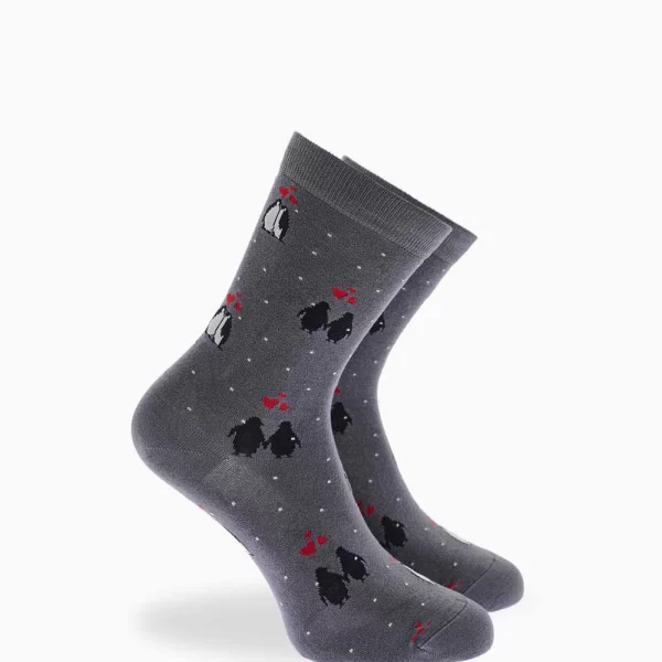 WALK ΓΥΝΑΙΚΕΙΕΣ ΚΑΛΤΣΕΣ BAMBOO ΜΕ ΣΧΕΔΙΟ W331-14-10 DarkGray