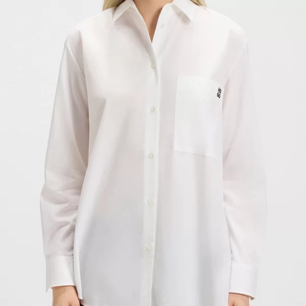HUGO The Oversize Shirt 10251197 01 50515741-100 White
