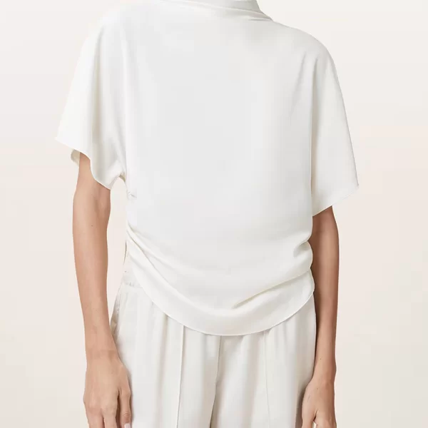 ALL SAINTS LESLIE TOP W024PD-Antique White White