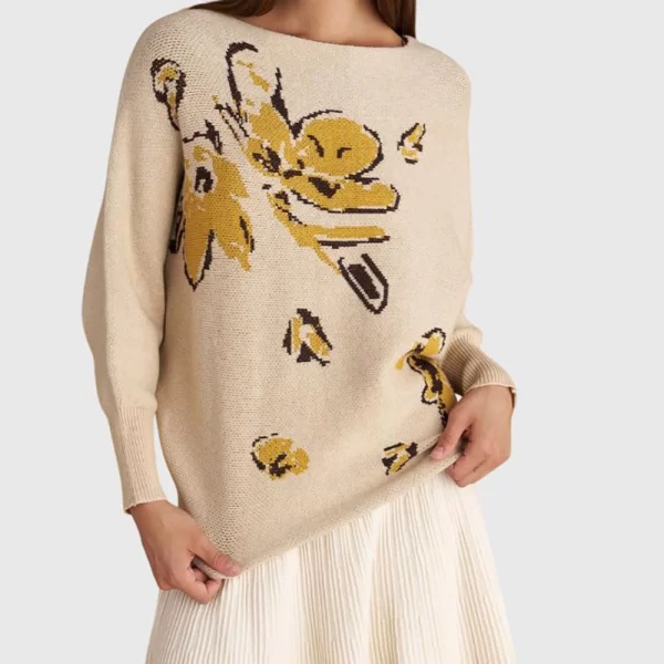 ATTRATTIVO ΜΠΛΟΥΖΑ 9P23123-VANIL Ecru