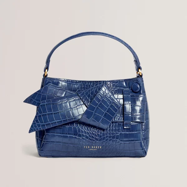 TED BAKER SSANSA Knot Bow Mini Top Handle Bag 282343-dk DarkBlue
