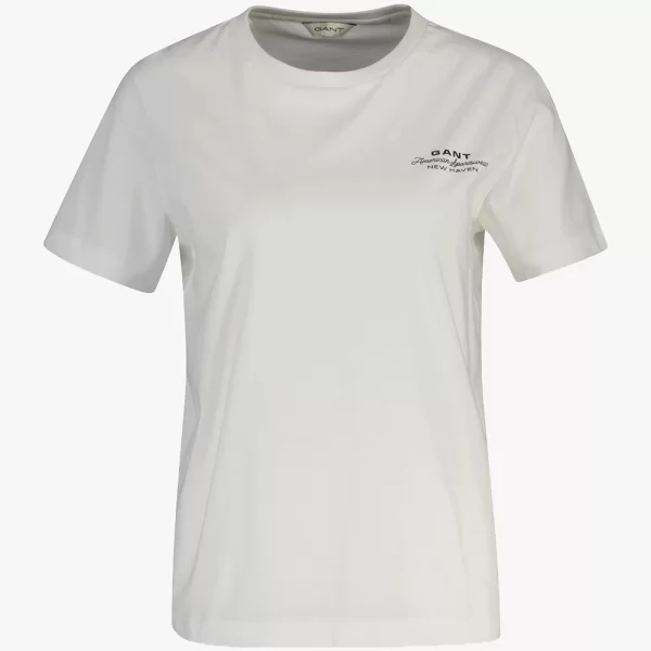 GANT ΜΠΛΟΥΖΑ ΚΜ REG GRAPHIC PRINT SS T-SHIRT 3GW4201487-110 White