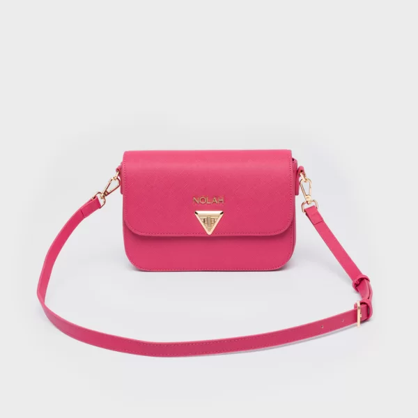 NOLAH ΓΥΝΑΙΚΕΙΑ ΤΣΑΝΤΑ FIONA PINK LIGHT GOLD