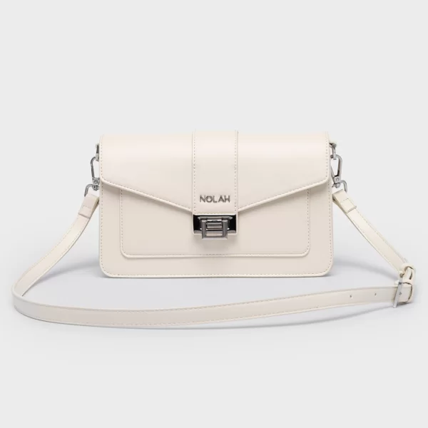 NOLAH ΓΥΝΑΙΚΕΙΑ ΤΣΑΝΤΑ DANNY OFFWHITE - SILVER