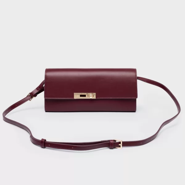 NOLAH ΓΥΝΑΙΚΕΙΑ ΤΣΑΝΤΑ GABRIELLE BURGUNDY GOLD