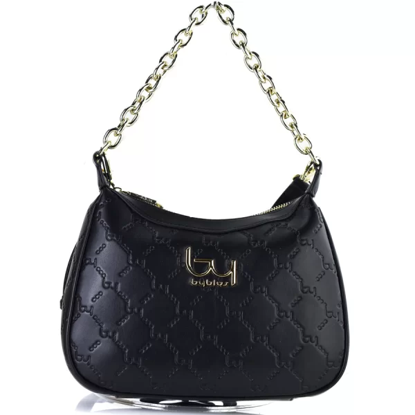 BYBYBLOS μαύρη τσάντα ώμου IVY 68B04