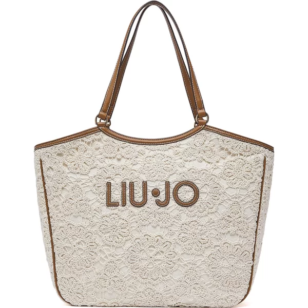 LIU JO εκρού τσάντα ώμου AA6208