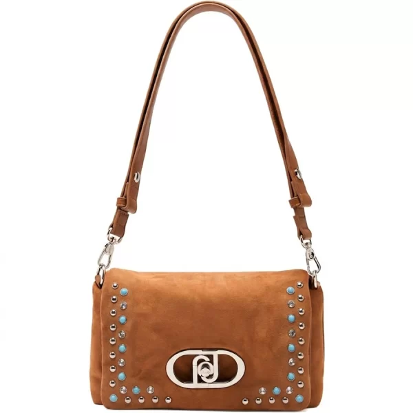 LIU JO κάμελ τσαντα ώμου LaPuffy