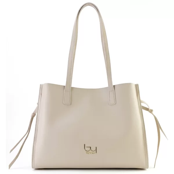BYBLOS BYBYBLOS μπεζ τσάντα ώμου CALM 96B01