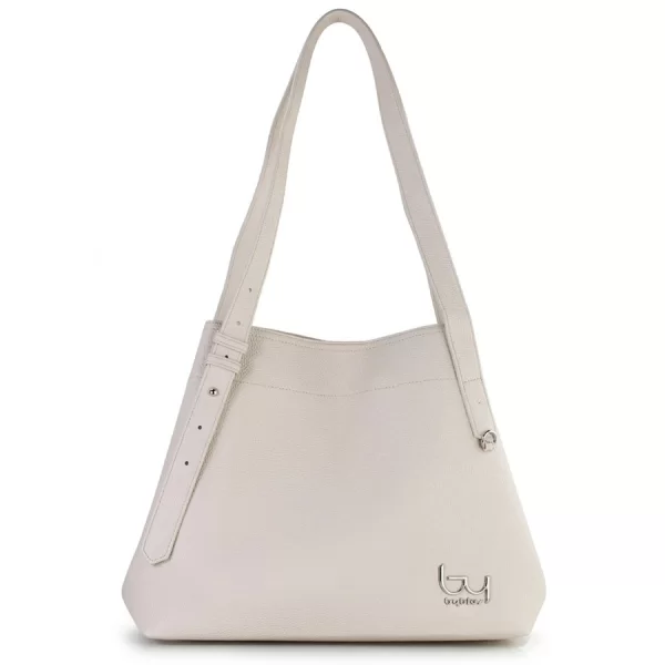 BYBYBLOS εκρού τσάντα ώμου ZEST 99B01