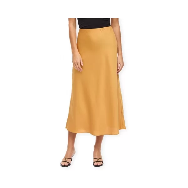 Μακρυές φούστες Vila Saia Elette Skirt - Amber Gold