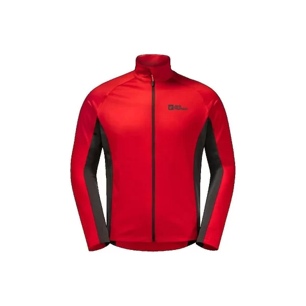 Fleece Jack Wolfskin Polaire Jack Wolfskin Morobbia FZ Rouge