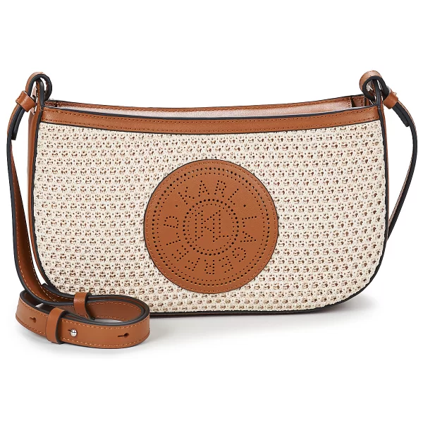 Τσάντες ώμου Karl Lagerfeld K/CIRCLE SADDLE CB RAFFIA MESH