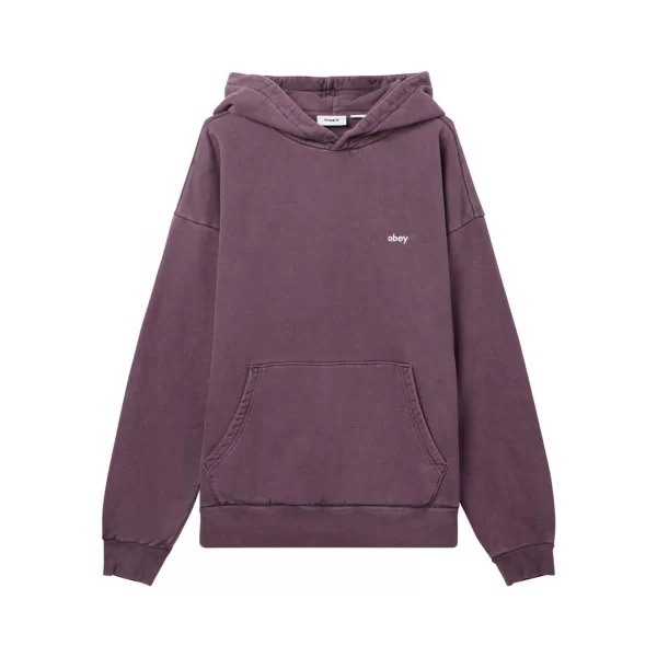 T-shirt με κουκούλα Obey Lowercase pigment hood