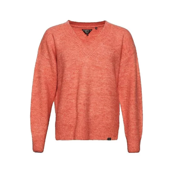 Πουλόβερ Superdry Pull Oversized à Col V
