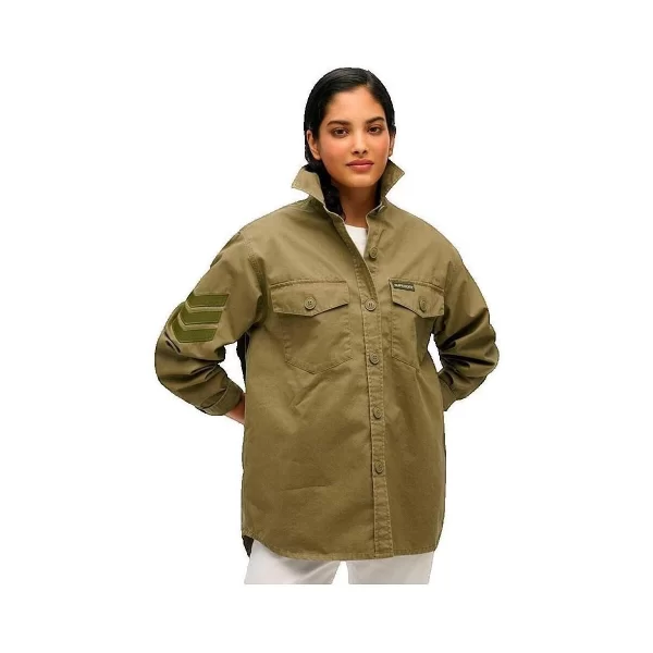 Πουκάμισα Superdry Chemise manches longues Military Oversize