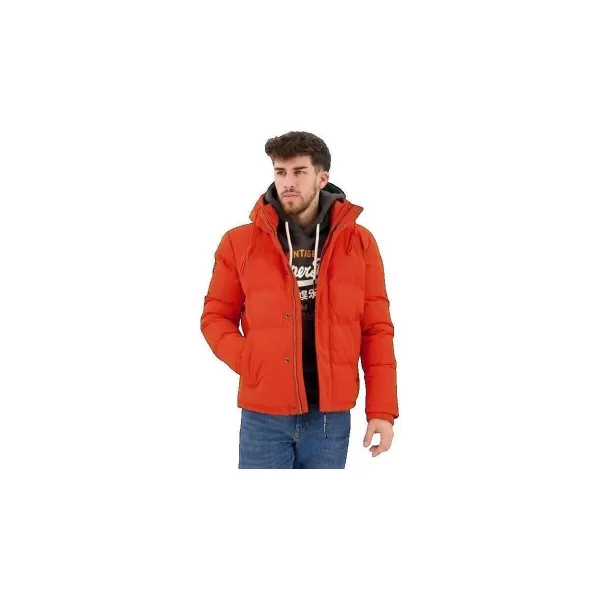 Χοντρό μπουφάν Superdry Doudoune Everest Orange