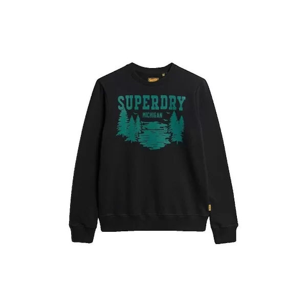 Αθλητικό T-shirt Superdry Sweatshirt Lo-fi Outdoors Graphique