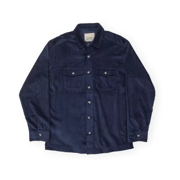 Otherwise Μπλουζάκια Otherwise Shadow Corduroy Overshirt - Blue
