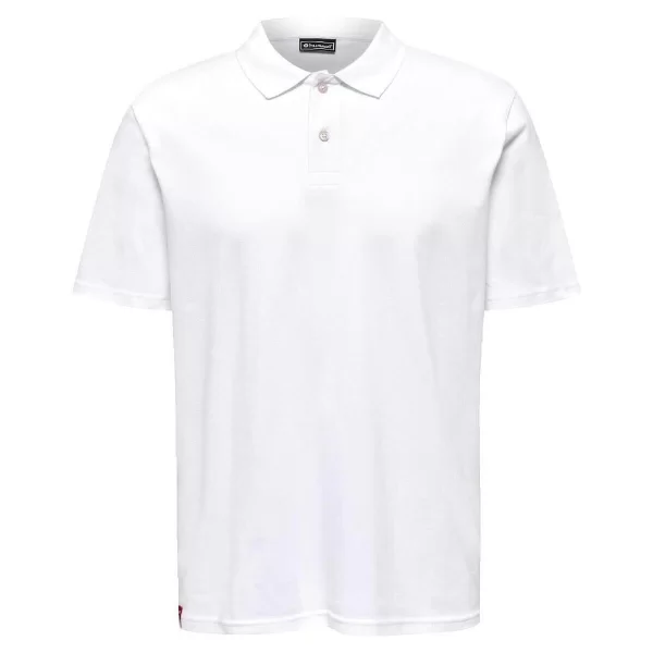 Πόλο με κοντά μανίκια hummel Polo Red Classic blanc