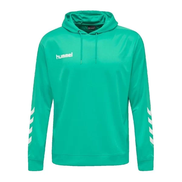 T-shirt με κουκούλα hummel Sweat à capuche Promo Poly vert