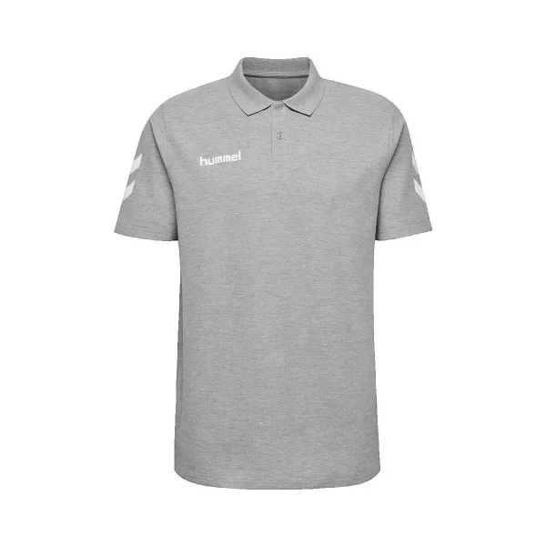 Hummel Πόλο με κοντά μανίκια hummel Polo HMLGO Cotton manches courtes gris