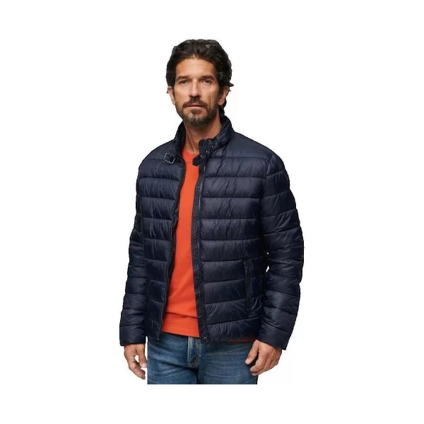 SUPERDRY Χοντρό μπουφάν Superdry Doudoune ajustée bleu marine