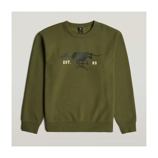 Αθλητικό T-shirt G-Star Raw RUNNING DOG BACK GR R S