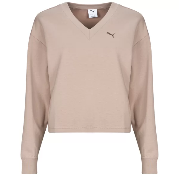 T-shirt με κουκούλα Puma ESS ELEVATED Comfort V-Neck Crew DK