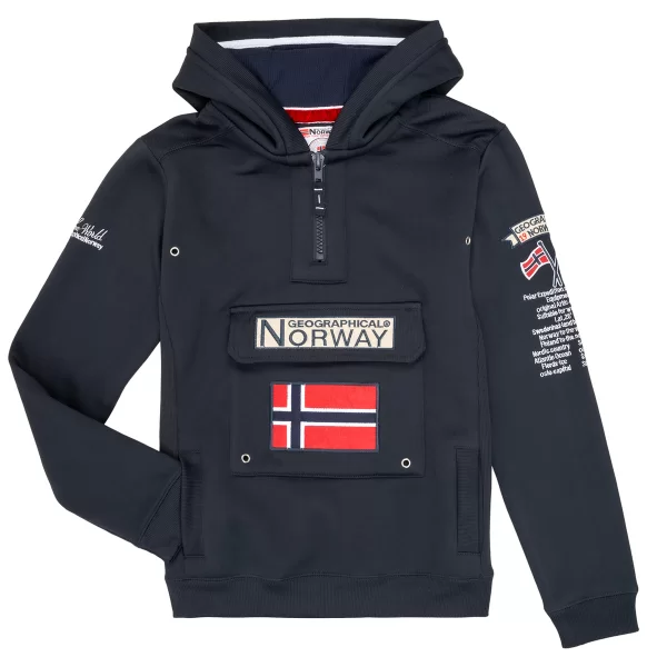 Geographical Norway T-shirt με κουκούλα Geographical Norway GYMCLASS