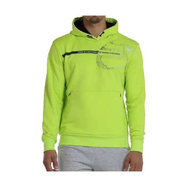 T-shirt με κουκούλα Bullpadel Sweatshirt Baiona vert