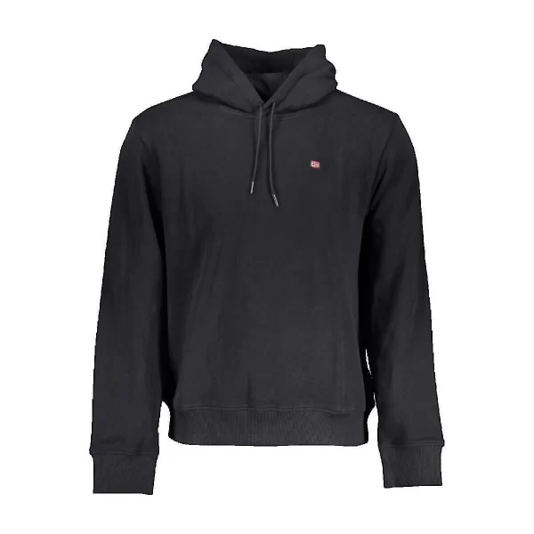 T-shirt με κουκούλα Napapijri Sweat à capuche Balis noir