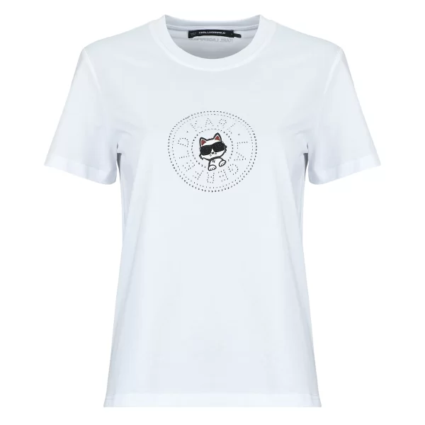 T-shirt με κοντά μανίκια Karl Lagerfeld IKON RS CIRCLE T-SHIRT