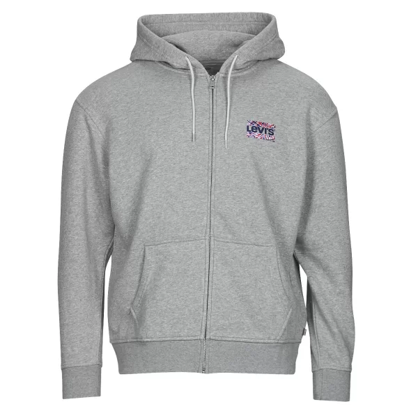 T-shirt με κουκούλα Levis RELAXED GRAPHIC ZIPUP