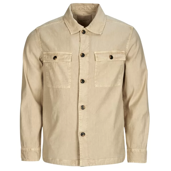 Μπλουζάκια Gant REG COT/LINEN OVERSHIRT