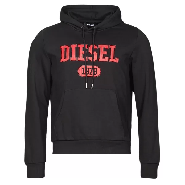 T-shirt με κουκούλα Diesel S-GINN-HOOD-K25