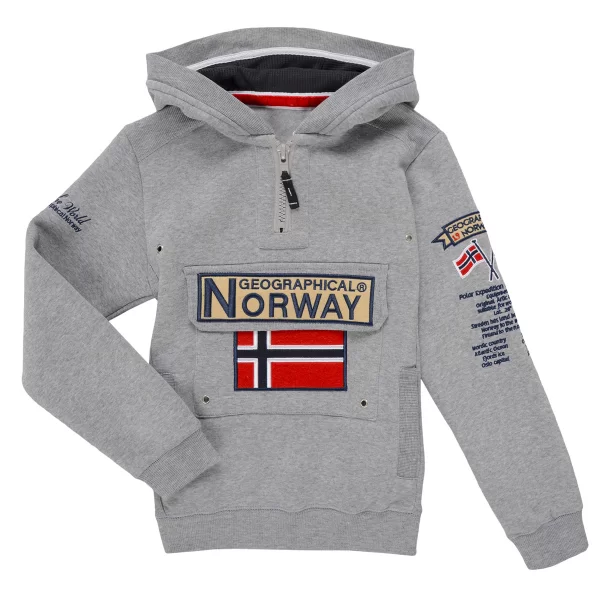 T-shirt με κουκούλα Geographical Norway GYMCLASS