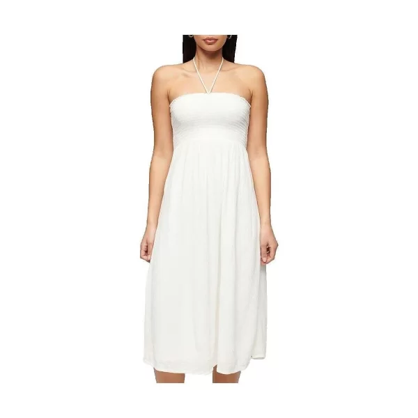 Φορέματα Superdry Longue Smocked Midi Beach