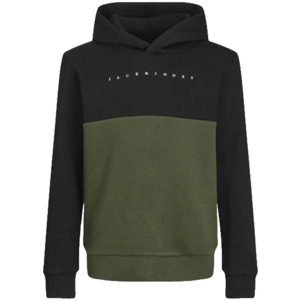 T-shirt με κουκούλα Jack & Jones 12259870- Black