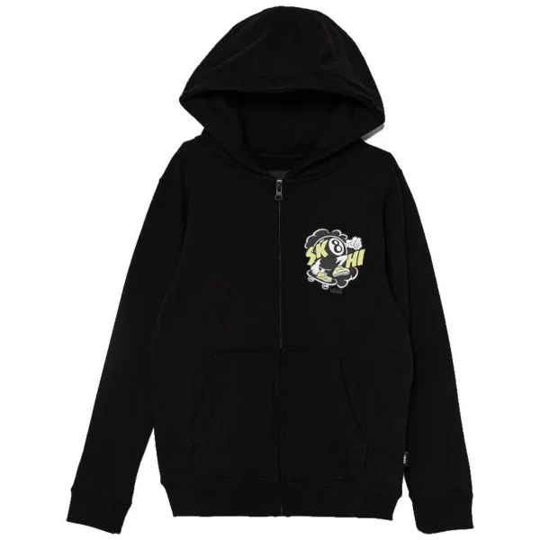 T-shirt με κουκούλα Vans VN000K9FBLK1