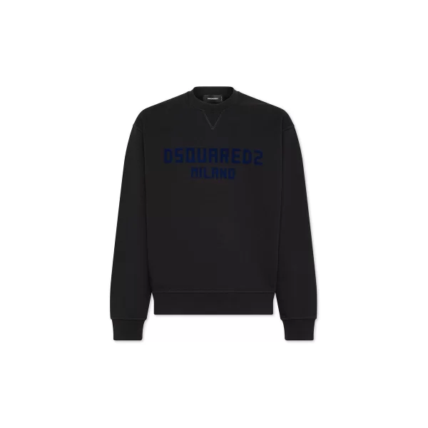 Αθλητικό T-shirt Dsquared JUST RIGHT LOGO CREW NECK SWEATSHIRT MEN